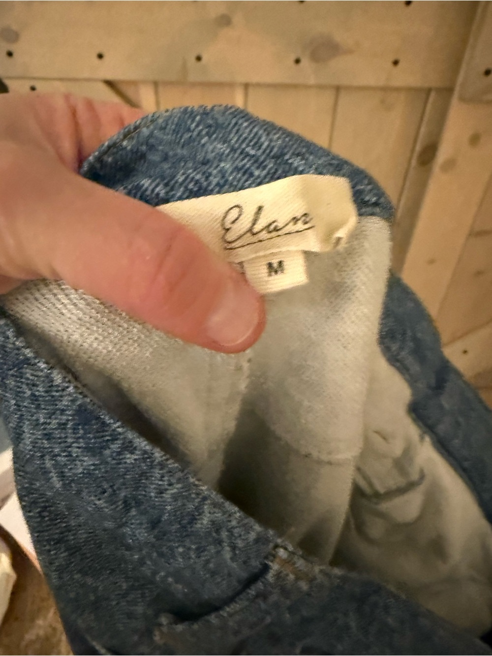 EUC Elan Two Tone Wide-Leg Sweatpant Jeans - Picture 14 of 14